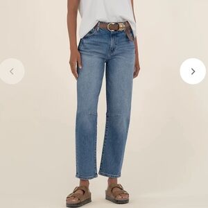 Kut from the Kloth high rise Ashley slouchy barrel